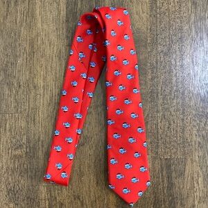 EUC Chaps Shark with Santa Hat Tie